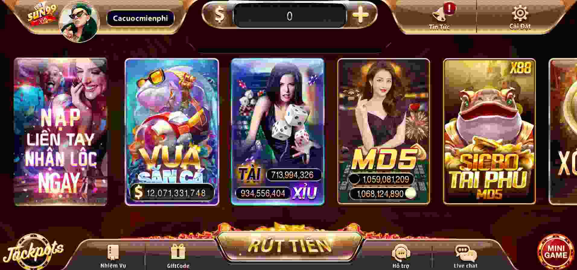 Hướng dẫn cách nạp tiền vào tài khoản trên trang web game Tdtc - Tdtc
